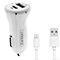 شارژر فندکی ارلدام مدل ES-KC4 به همراه کابل Lightning